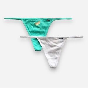 🌸New🌸 2pk XXL Victoria’s Secret v-string panty lot